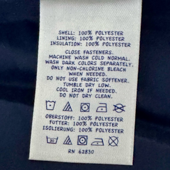 Lands End Kids Vest color red size M - Picture 5 of 5